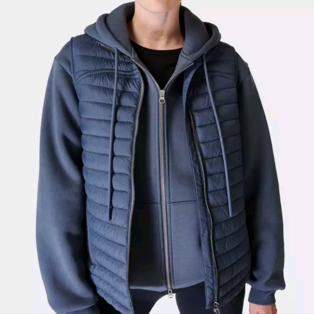 Sweaty Betty Navy Blue Quilted Vest